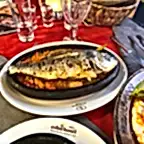 Sea bream on the tile